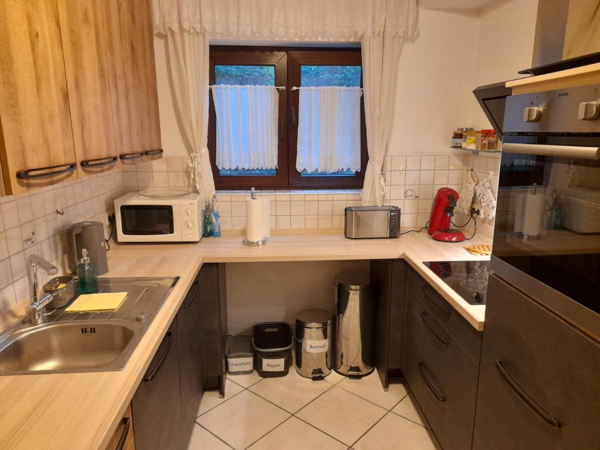 Souterrain Wohnung In Bensheim Zewnętrze zdjęcie